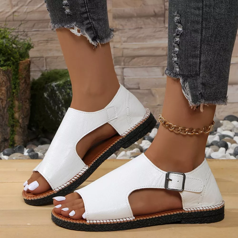 Open Toe Buckle Sandals, image 3