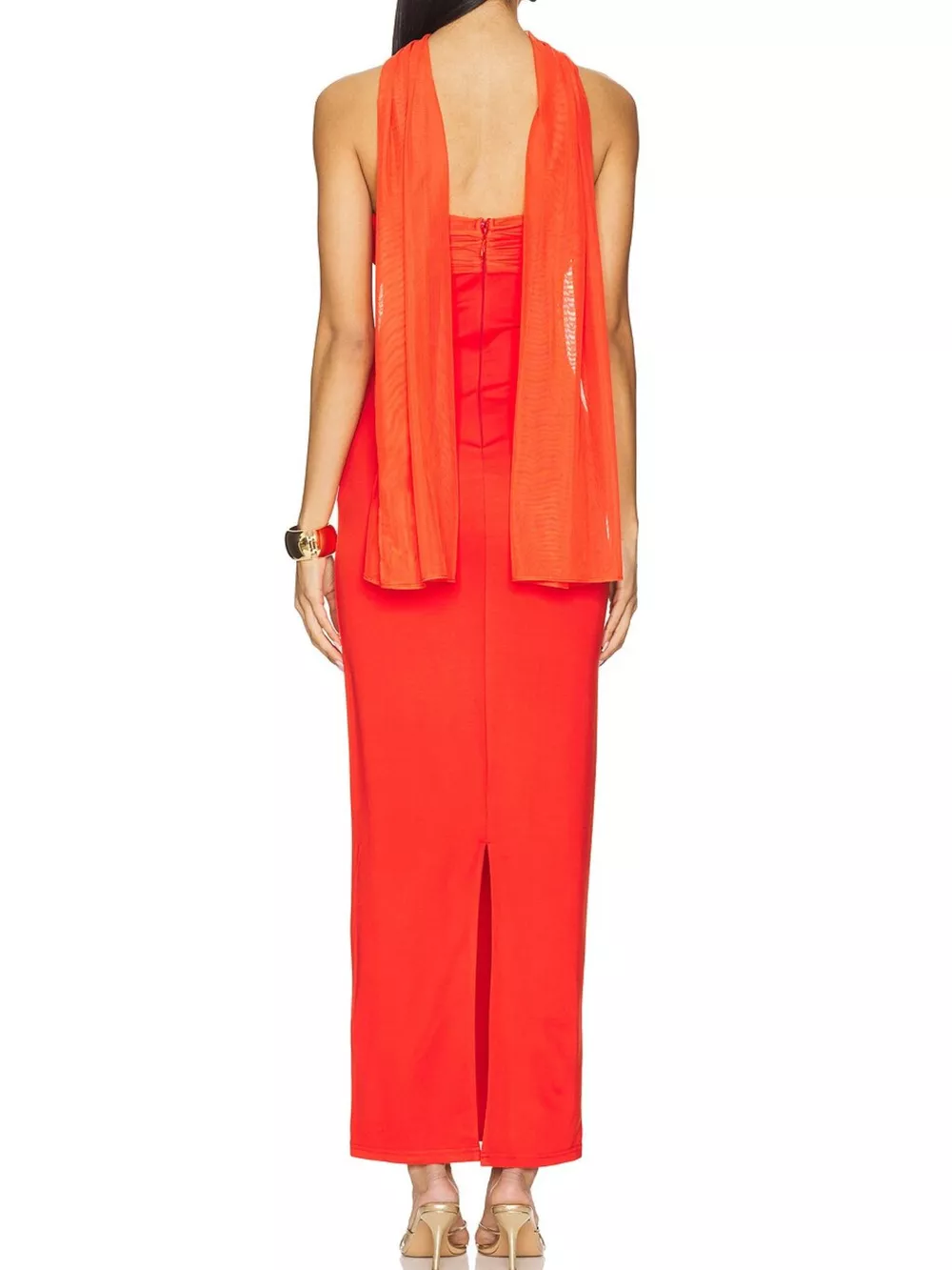 Ruched Tube Maxi Dress, image 7