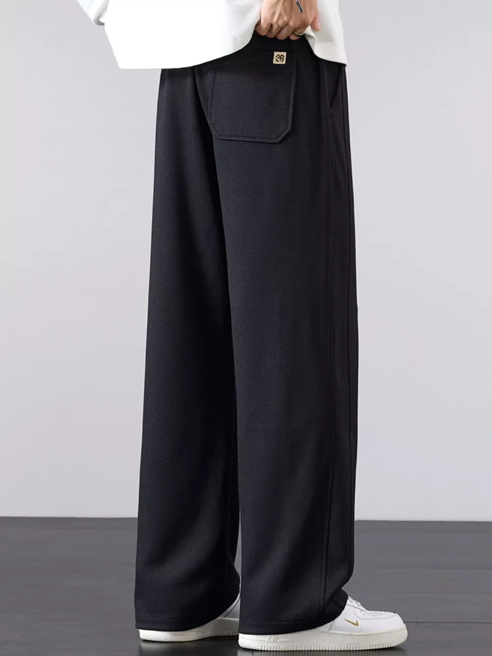 Men's Plus Size Casual Loose Fit Drawstring Pants, image 11