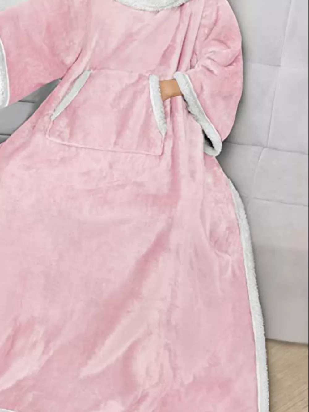 Oversized Wearable Blanket Hoodie Lounge Nightgown, image 8