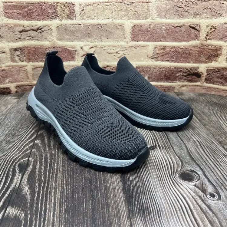 Breathable Mesh Round Toe Platform Athletic, image 3