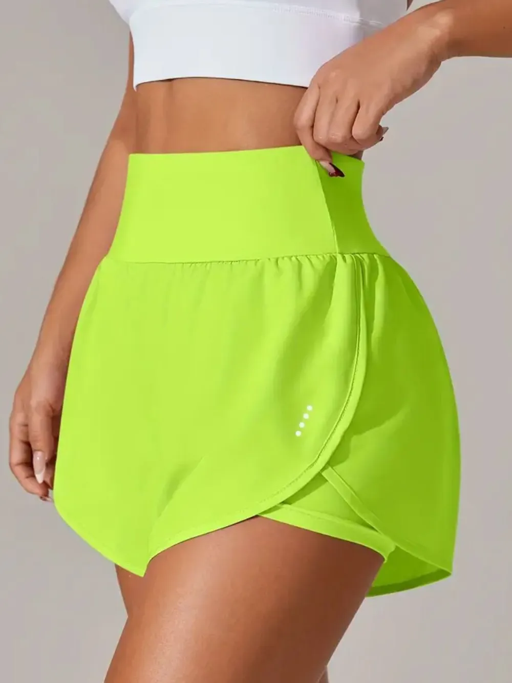 Pocketed High Waist Active Shorts, image 19