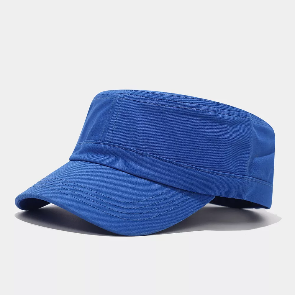 Solid Color Military Style Cadet Hat, image 3