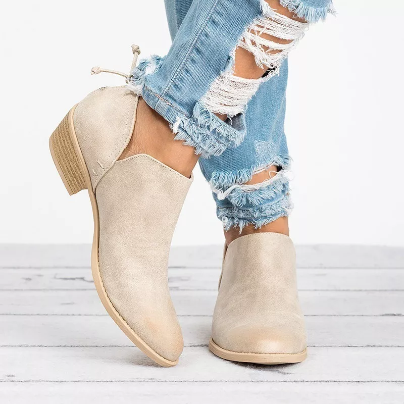 Point Toe Block Heels Boots, image 6