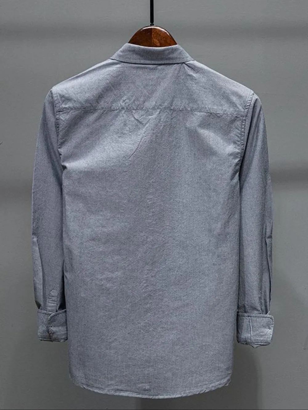 Men's Plus Size Button Up Long Sleeve Shirt, image 5