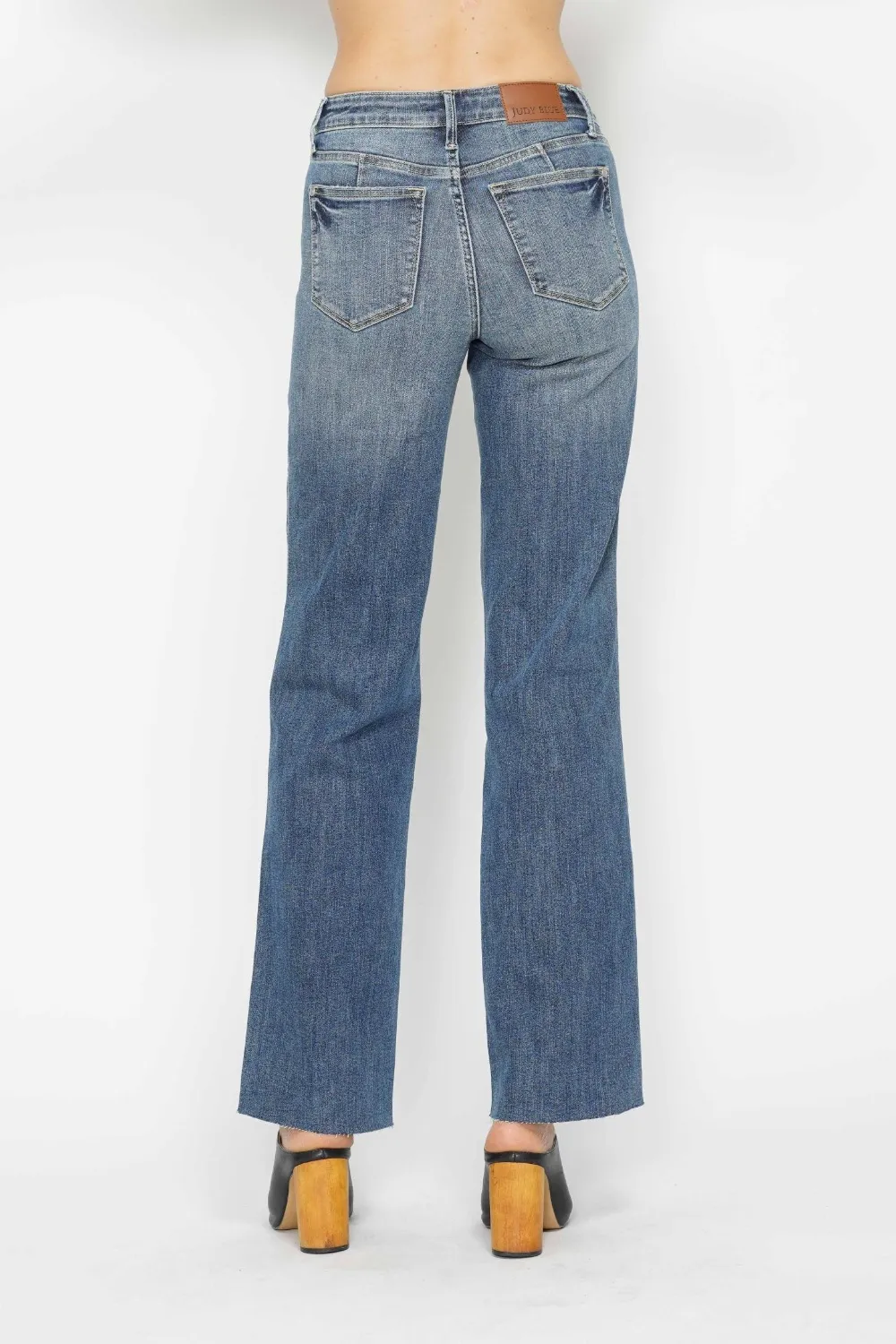 Full Size Tummy Control Straight Jeans, image 5