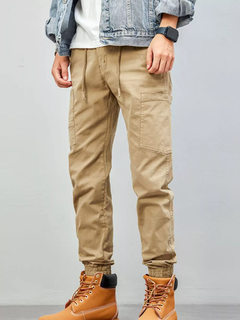 Men's Casual Slim Fit Pants, image 3