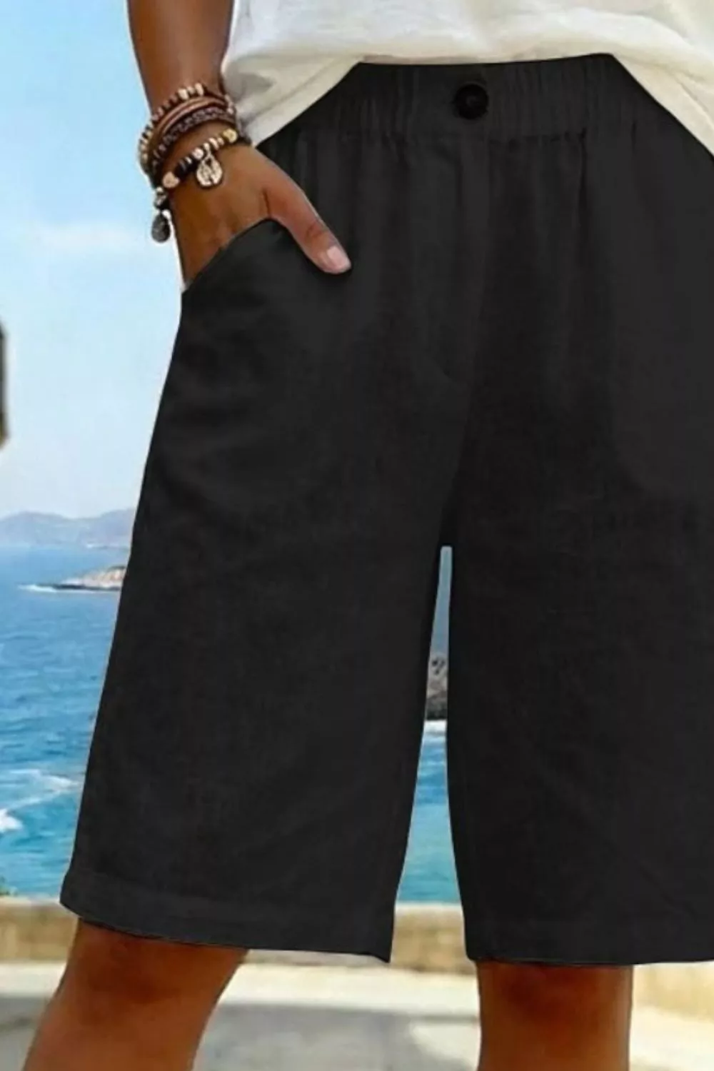 Elastic Waist Shorts, image 9