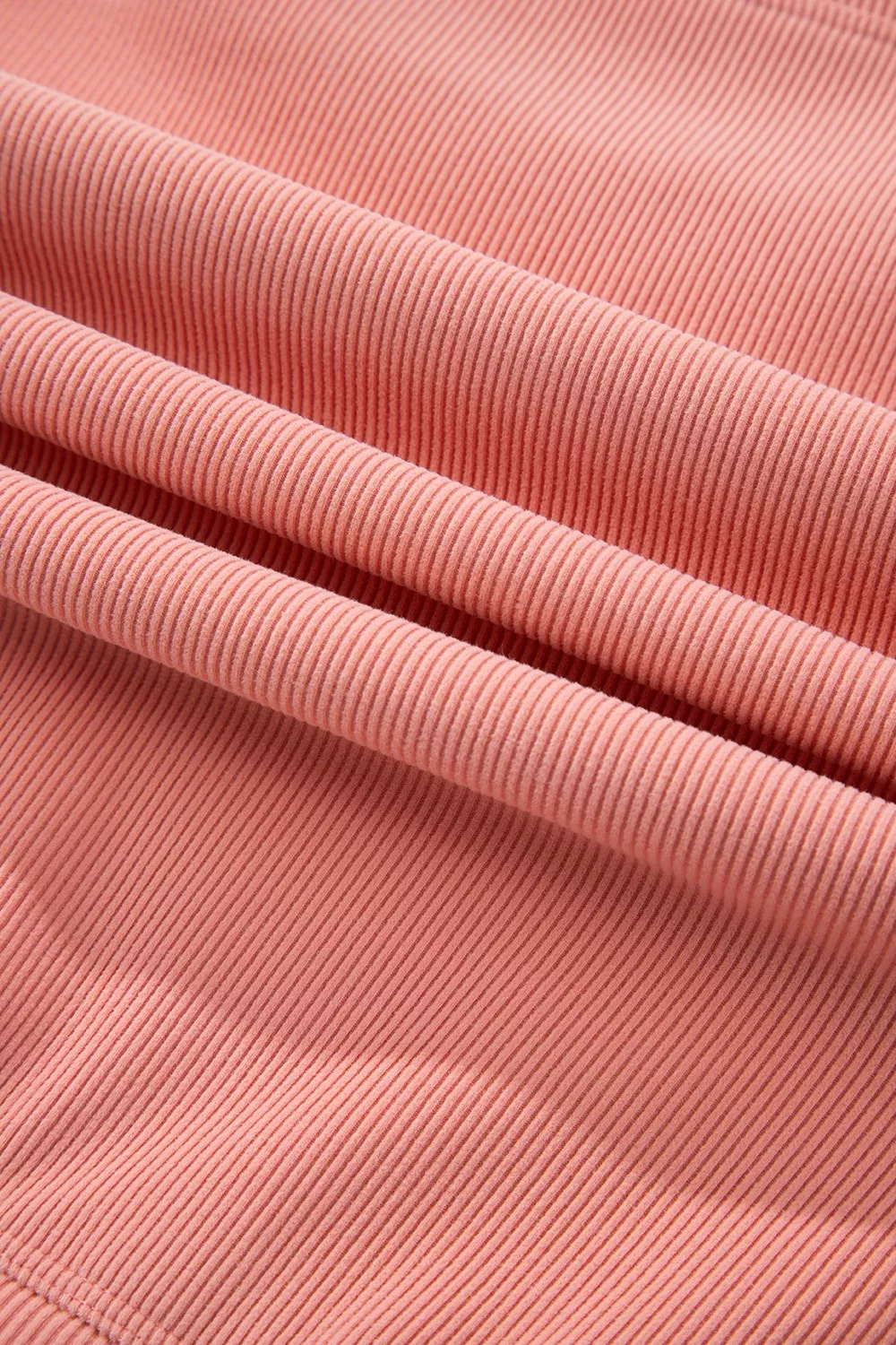 Ribbed Round Neck Top and Pants Set, image 9