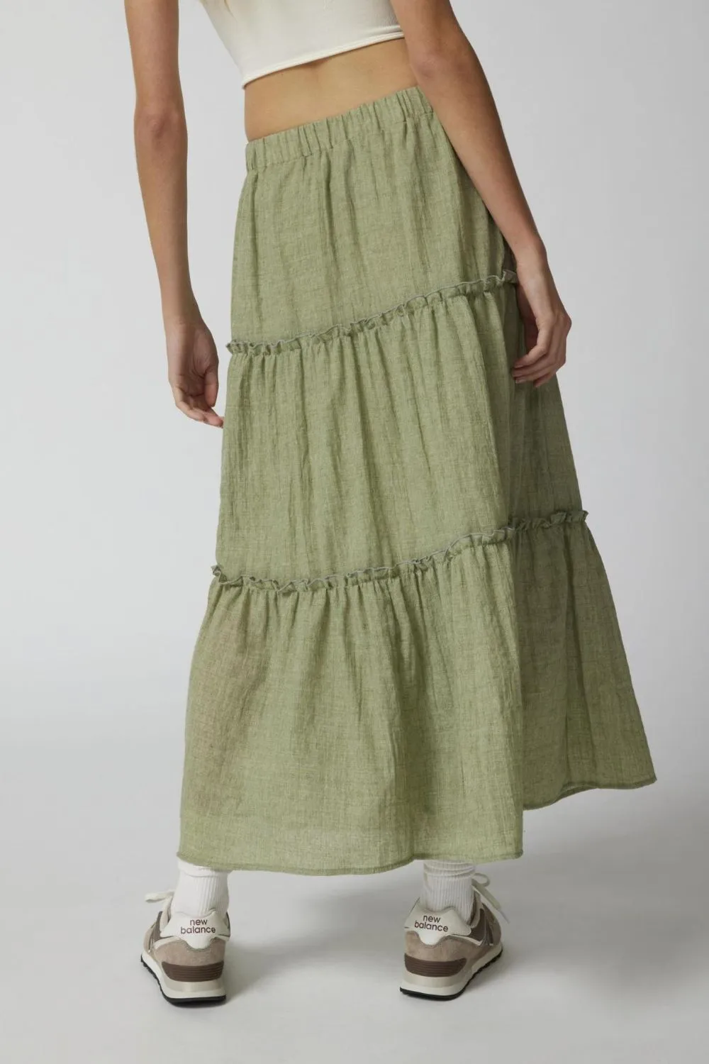Frill Elastic Waist Skirt, image 10