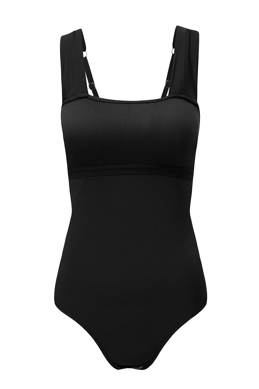 Square Neck Ruched Tommy Control One Piece Swimsuit, image 14