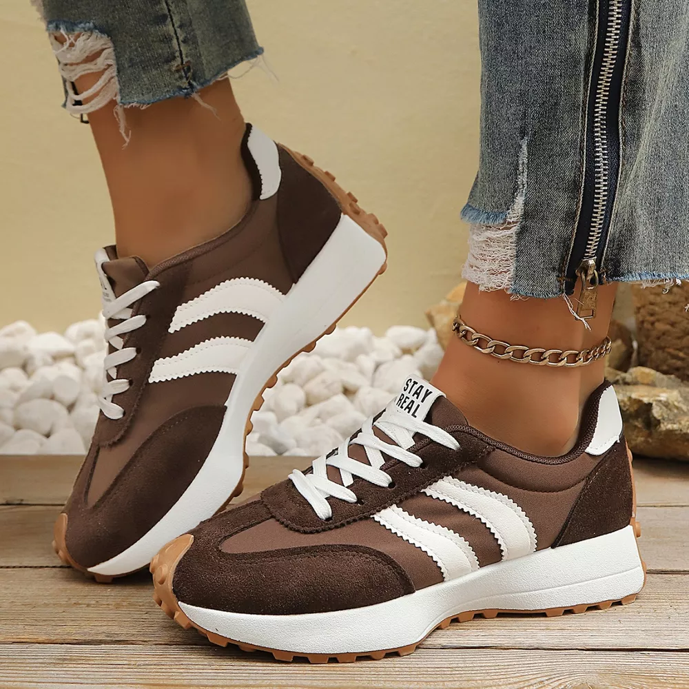 Round Toe Lace Up Sneakers, image 9