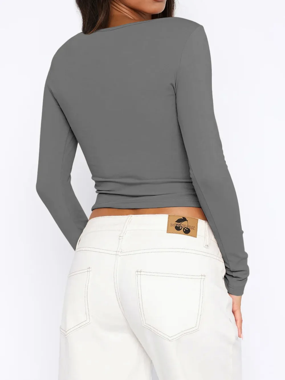 Button Down Long Sleeve Top, image 15