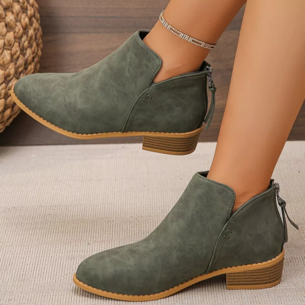 Point Toe Block Heels Boots, image 15
