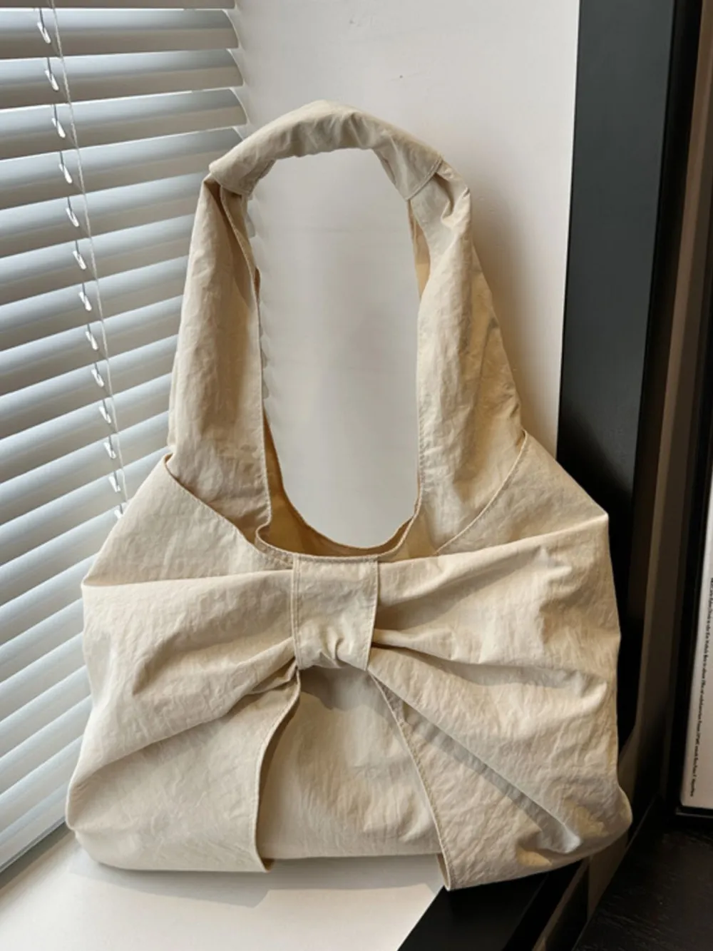 Ruched Bow Shoulder Bag, image 7