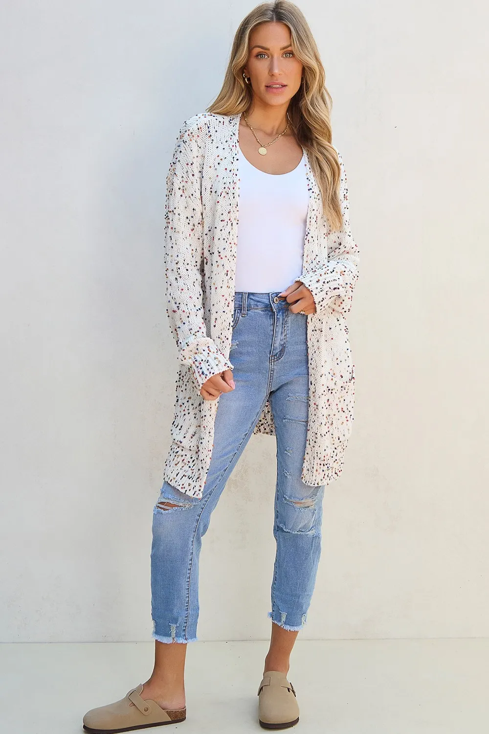 Open Front Long Sleeve Cardigan, image 6