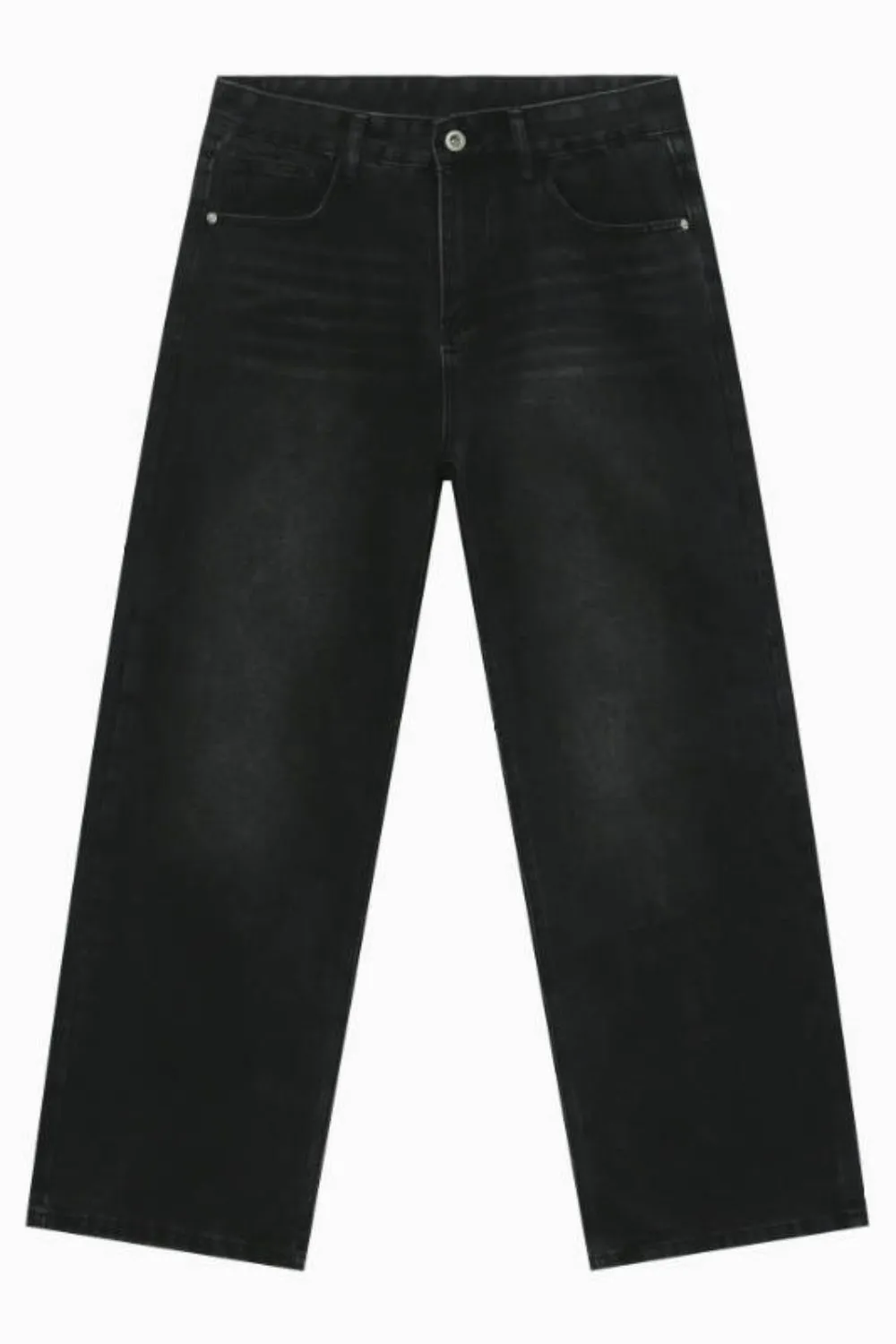 Men's Wide Leg Jeans with Pockets, image 6