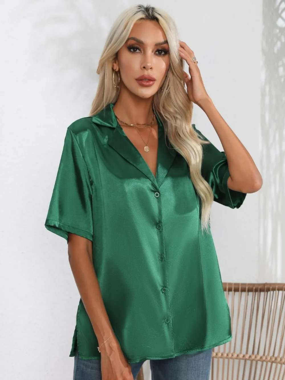 Button Up Collared Neck Shirt, image 9