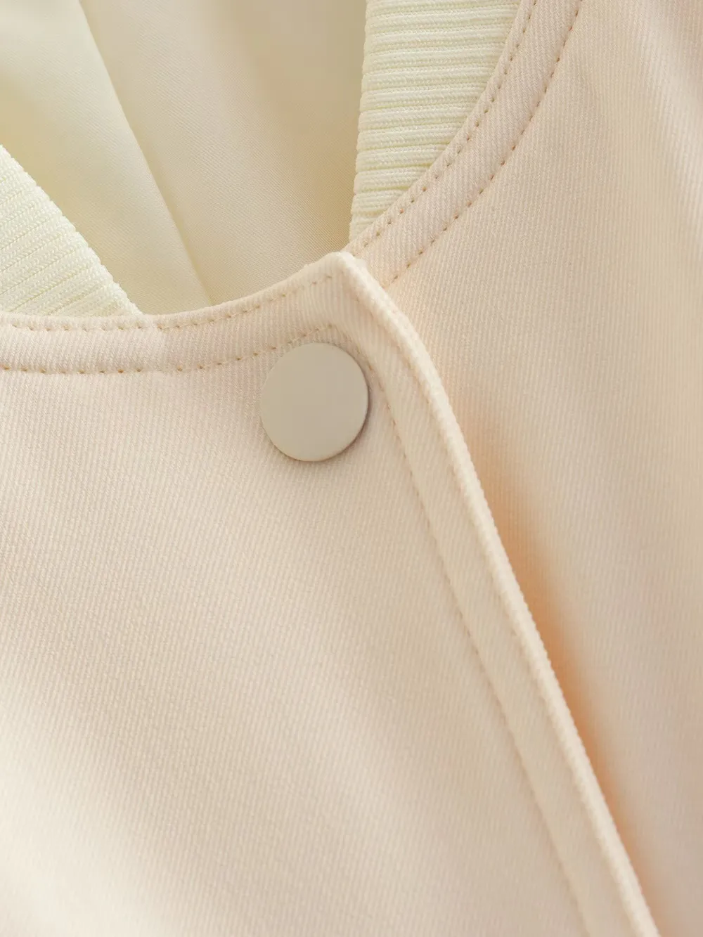 Pocketed Snap Down Baseball Collar Jacket, image 12