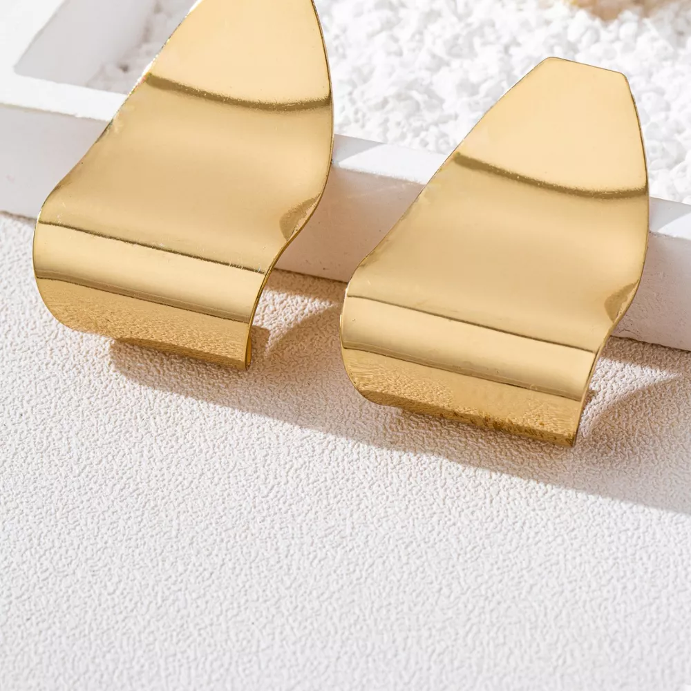 Alloy Geometric Earrings, image 3