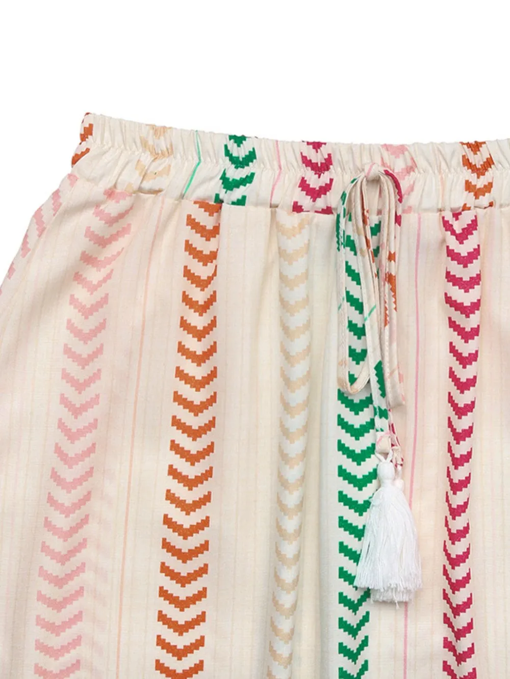 Frill Printed Maxi Skirt, image 3