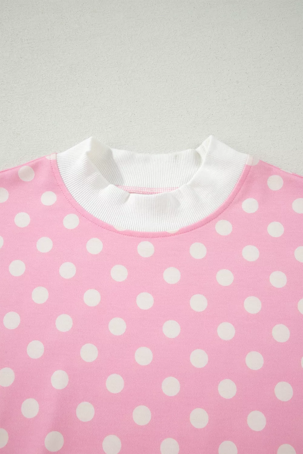 Polka Dot Short Sleeve Top and Shorts Set, image 7