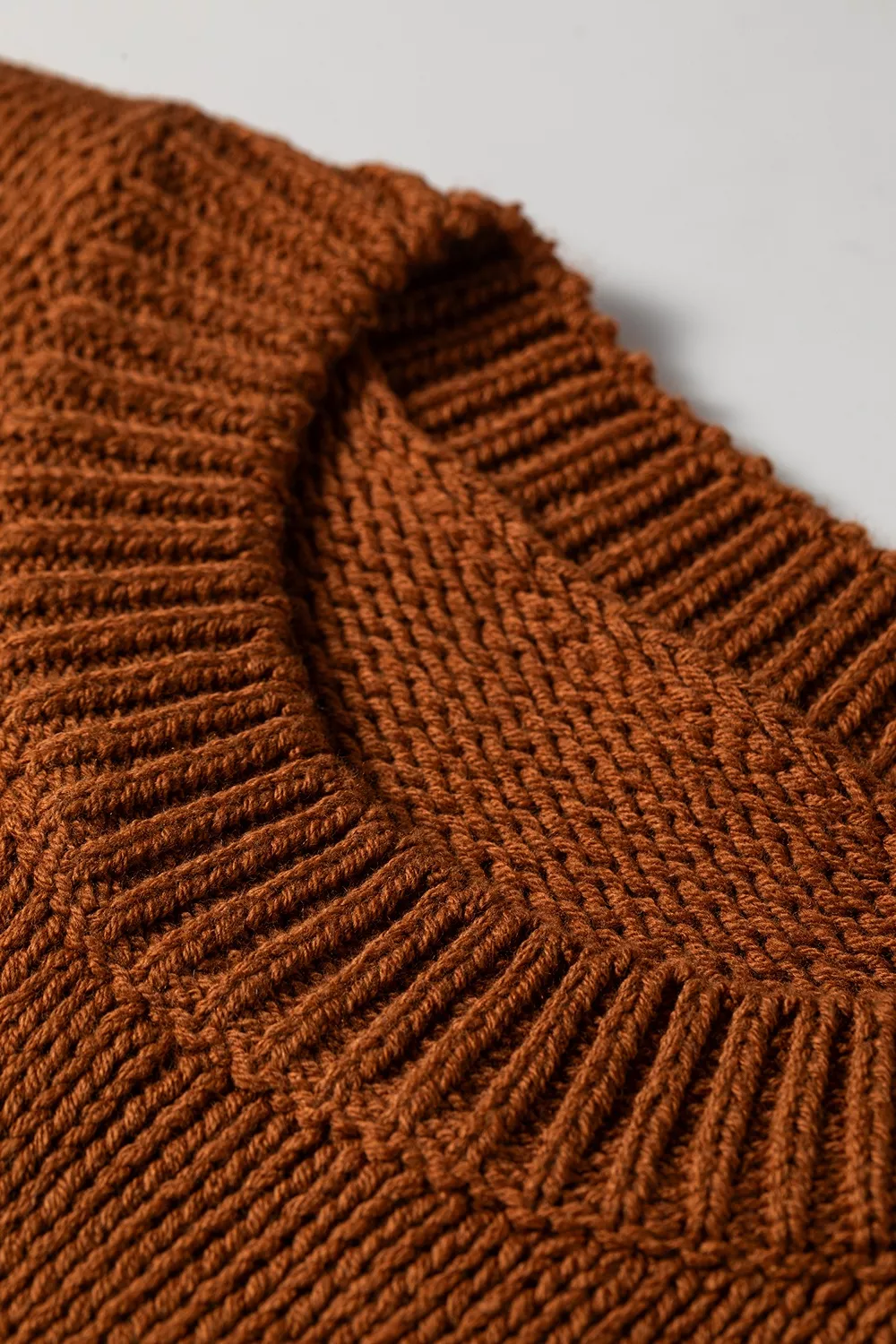 Western Horseshoe Pattern Short Sleeve Knit Sweater, image 9