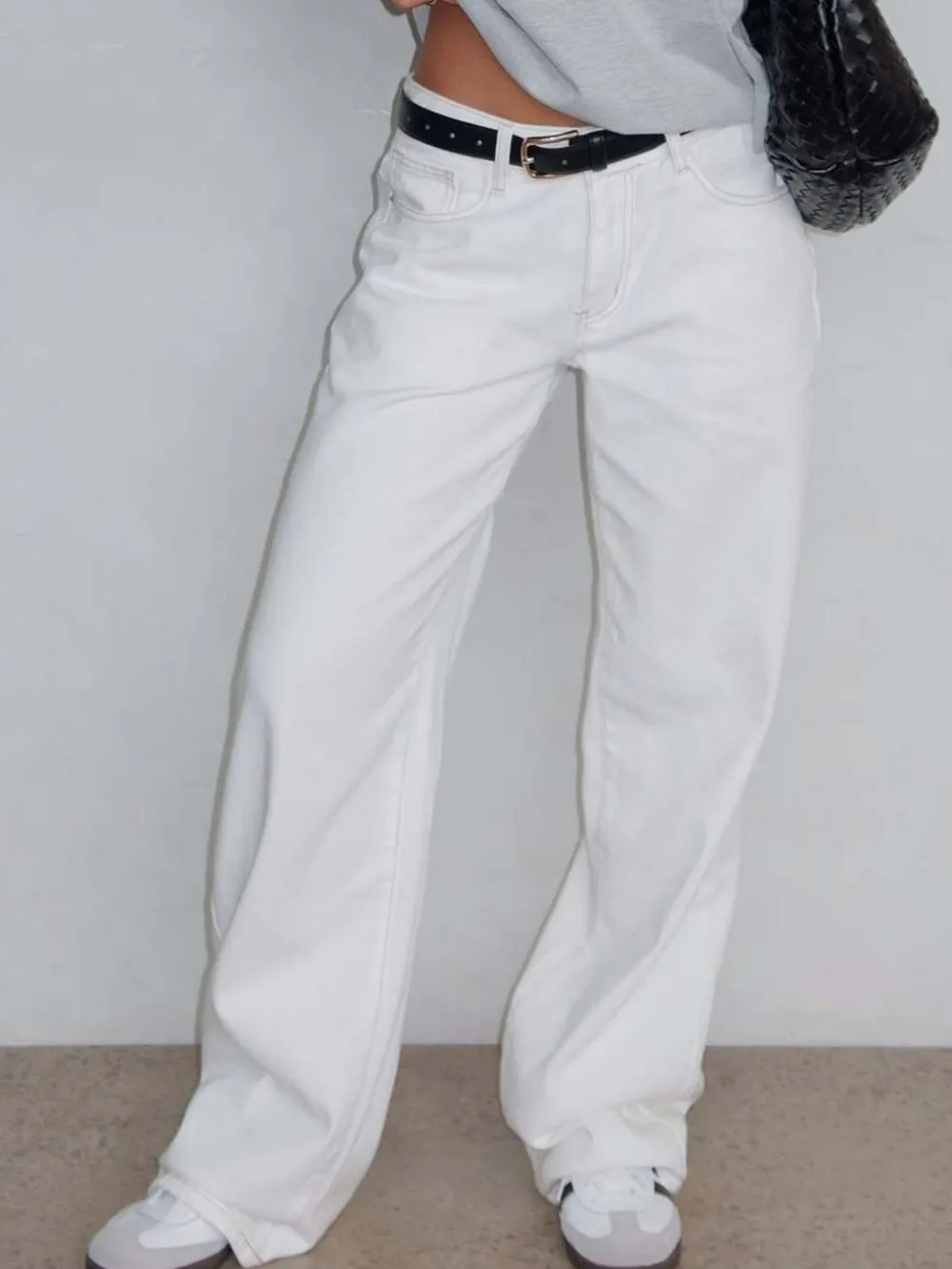 Wide Leg Jeans with Pockets, image 2