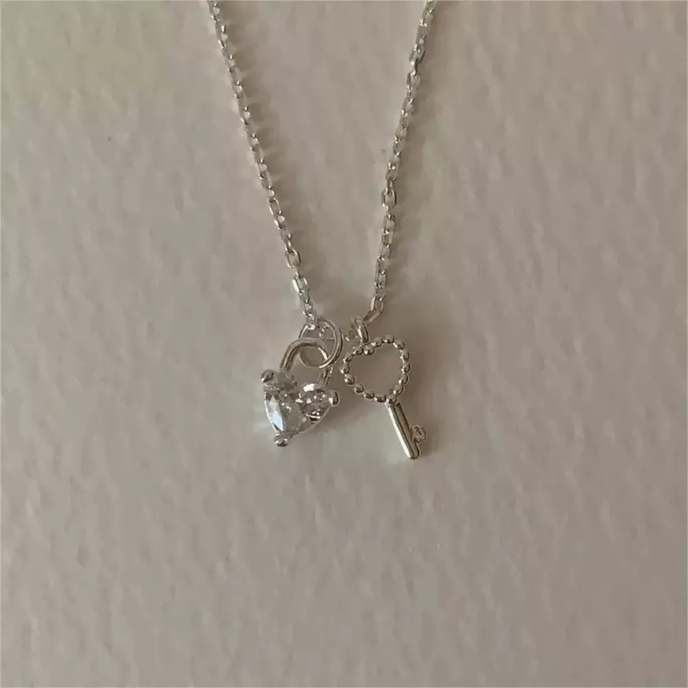 925 Sterling Silver Heart Necklace, image 7