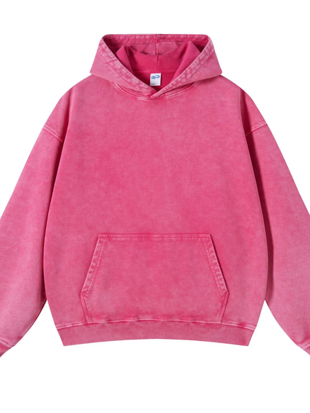 Men's Washed Oversized Long Sleeve Hoodie, image 11