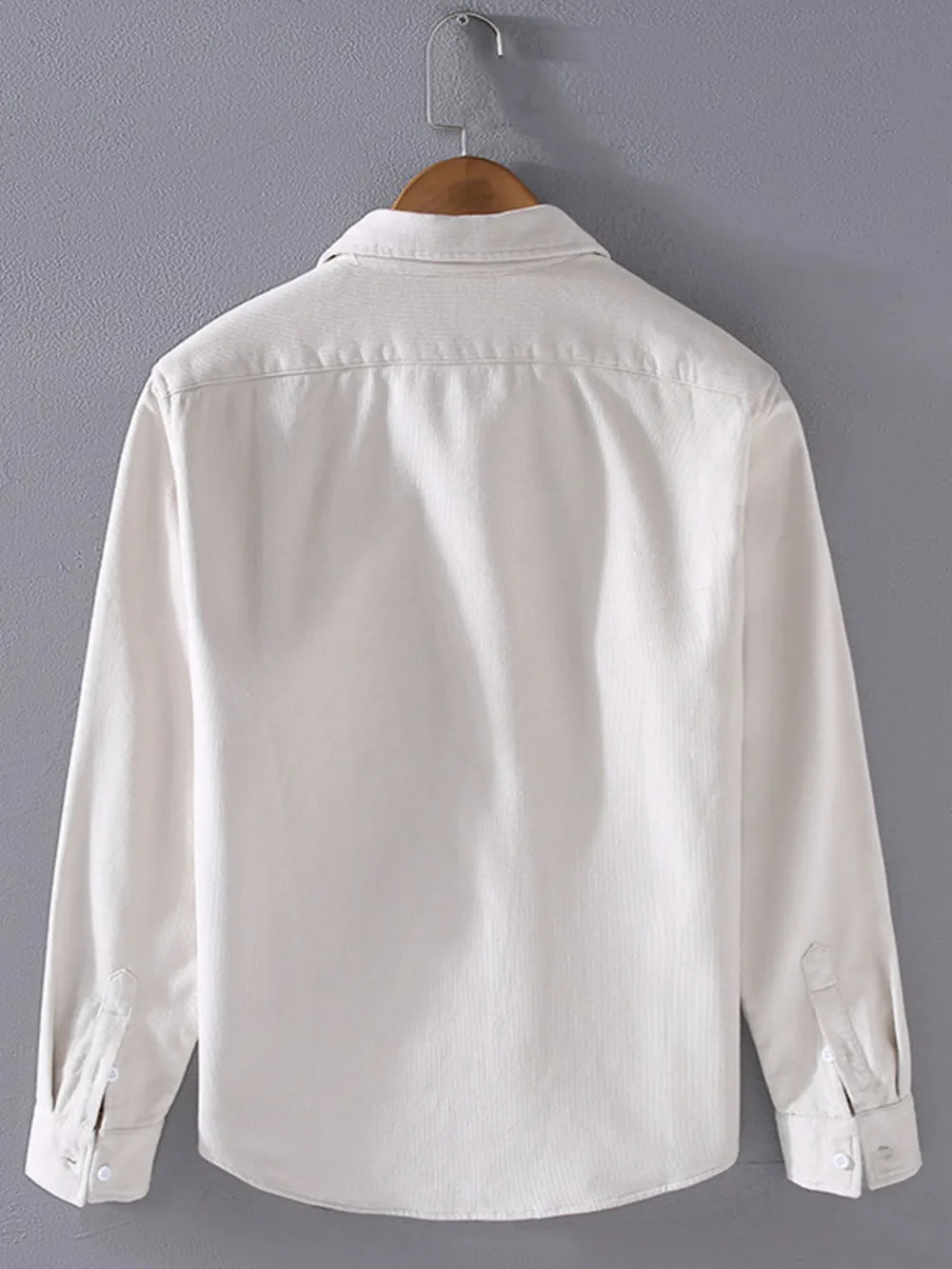 Men's Plus Size Button Up Long Sleeve Shirt, image 3