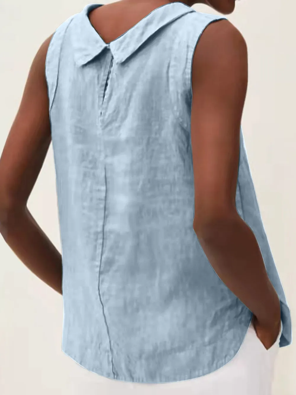 Full Size Round Neck Sleeveless Top, image 4