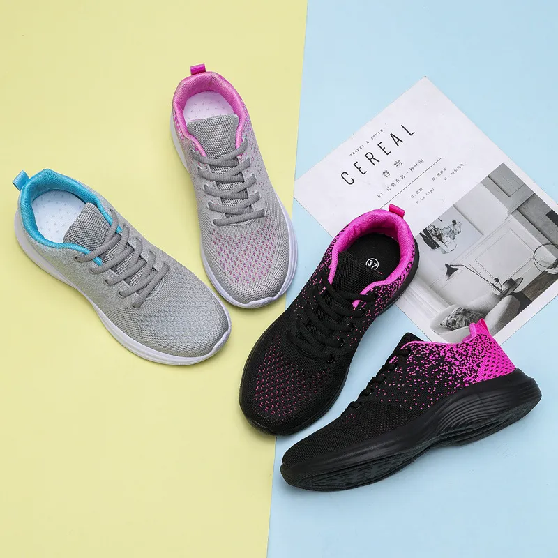 Breathable Mesh Round Toe Athletic