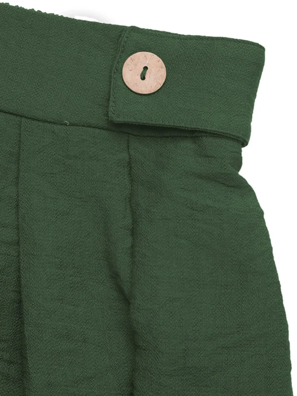 Pleated Detail Shorts with Pockets, image 4