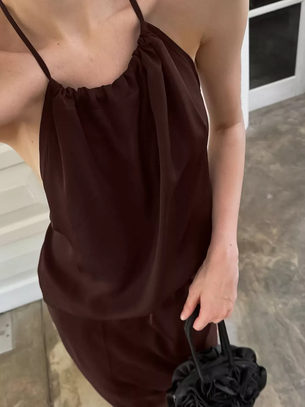 Backless Halter Neck Maxi Dress, image 3