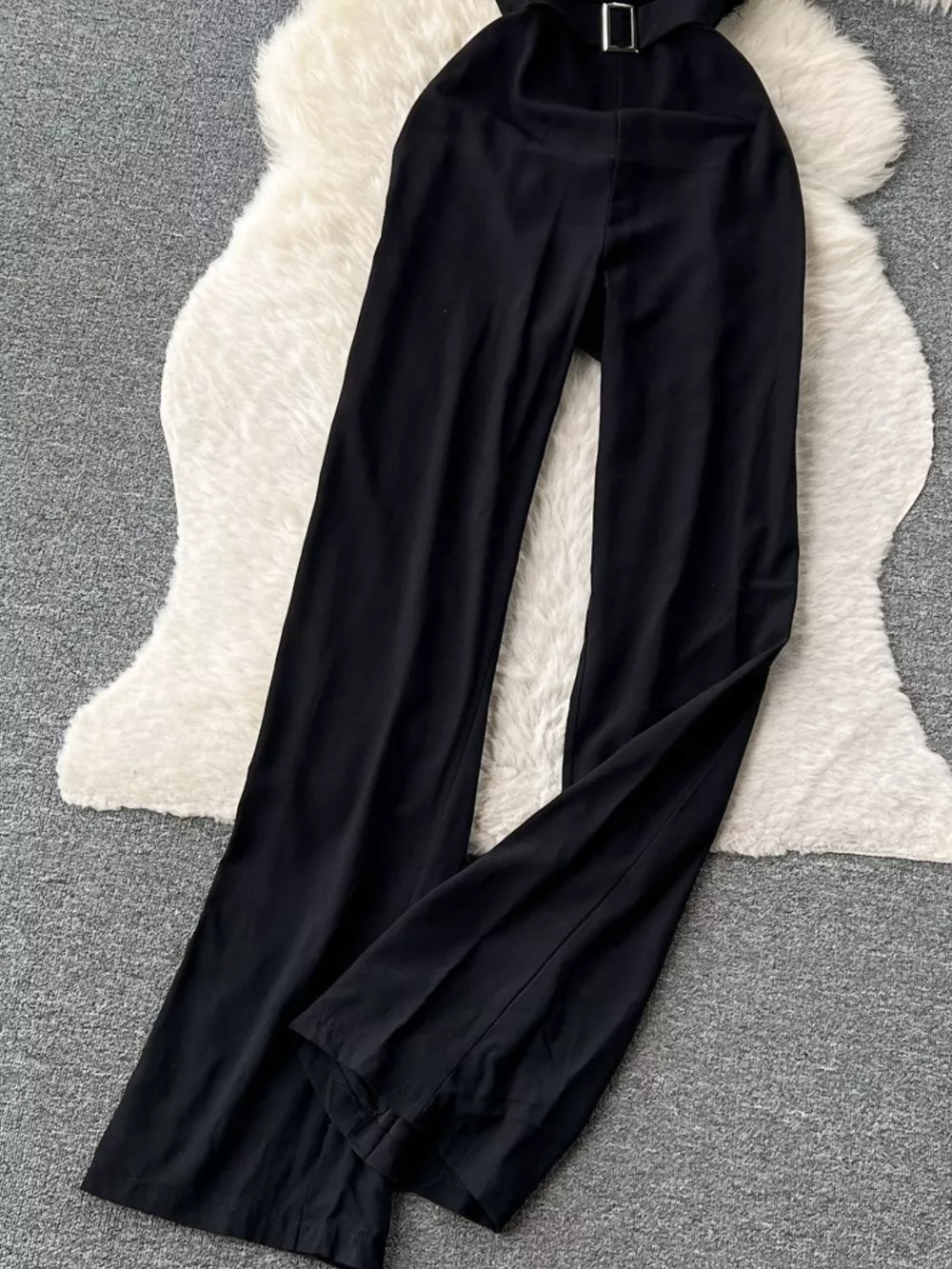 Feather Trim Strapless Wide Leg Jumpsuit, image 21