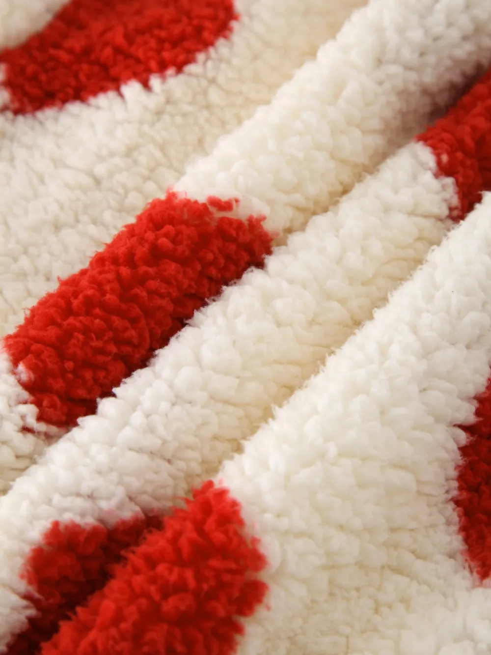 Fuzzy Heart Pocketed Dropped Shoulder Hoodie, image 7