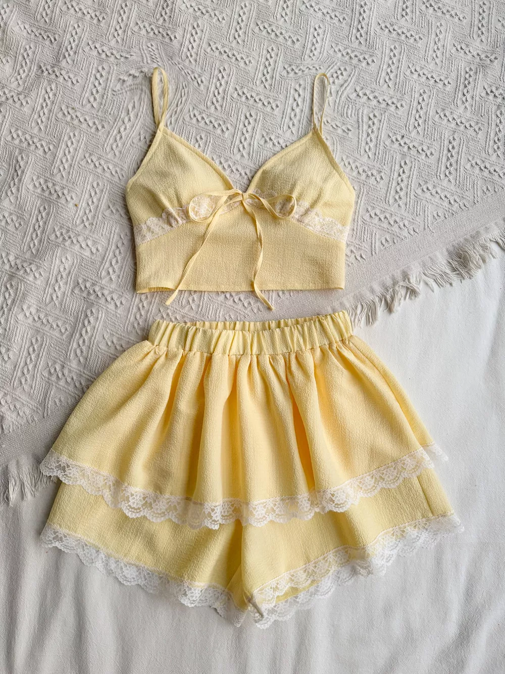 Smocked Cami and Skirt Set, image 3