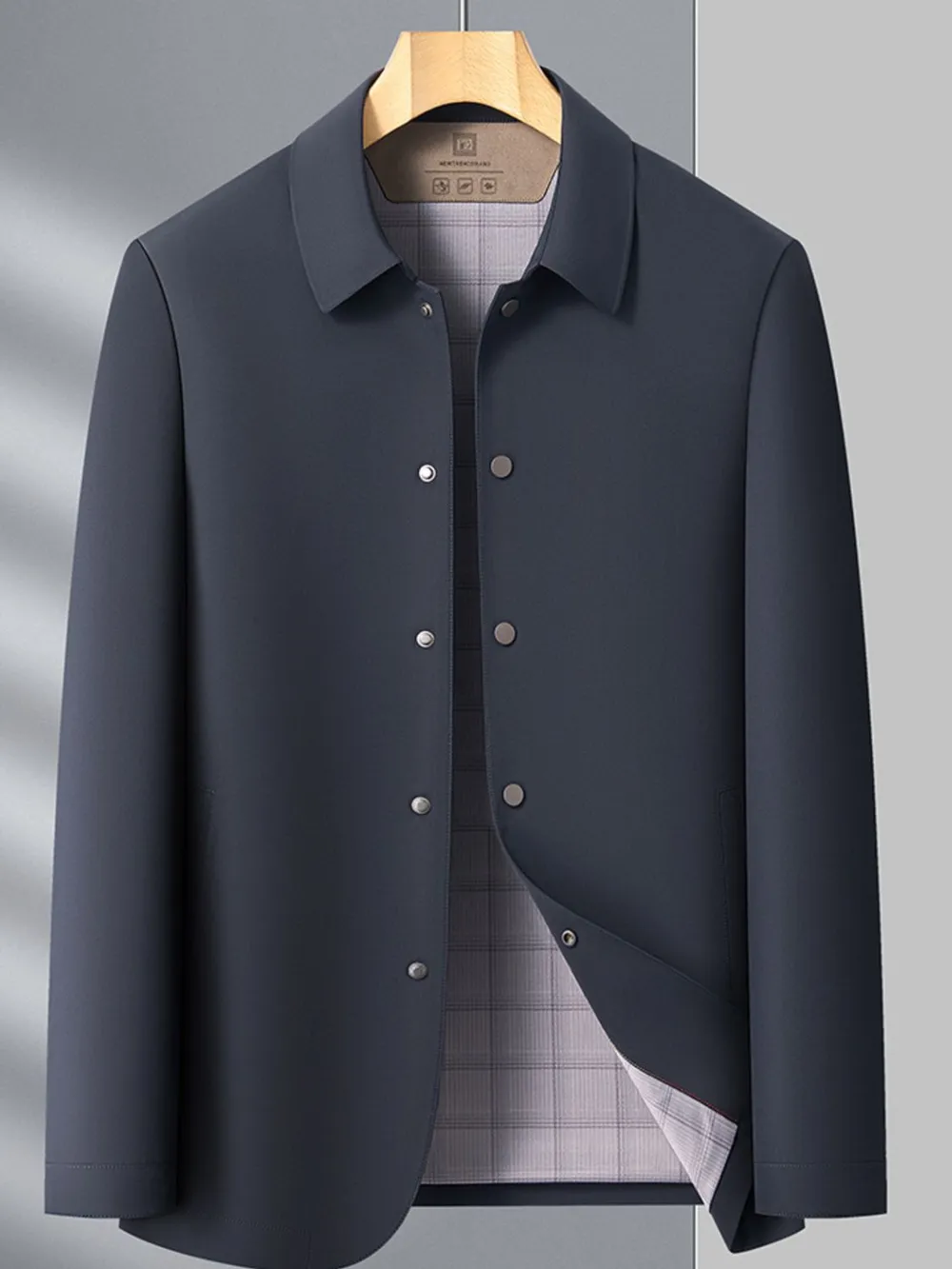Men's Button Up Long Sleeve Blazer, image 3