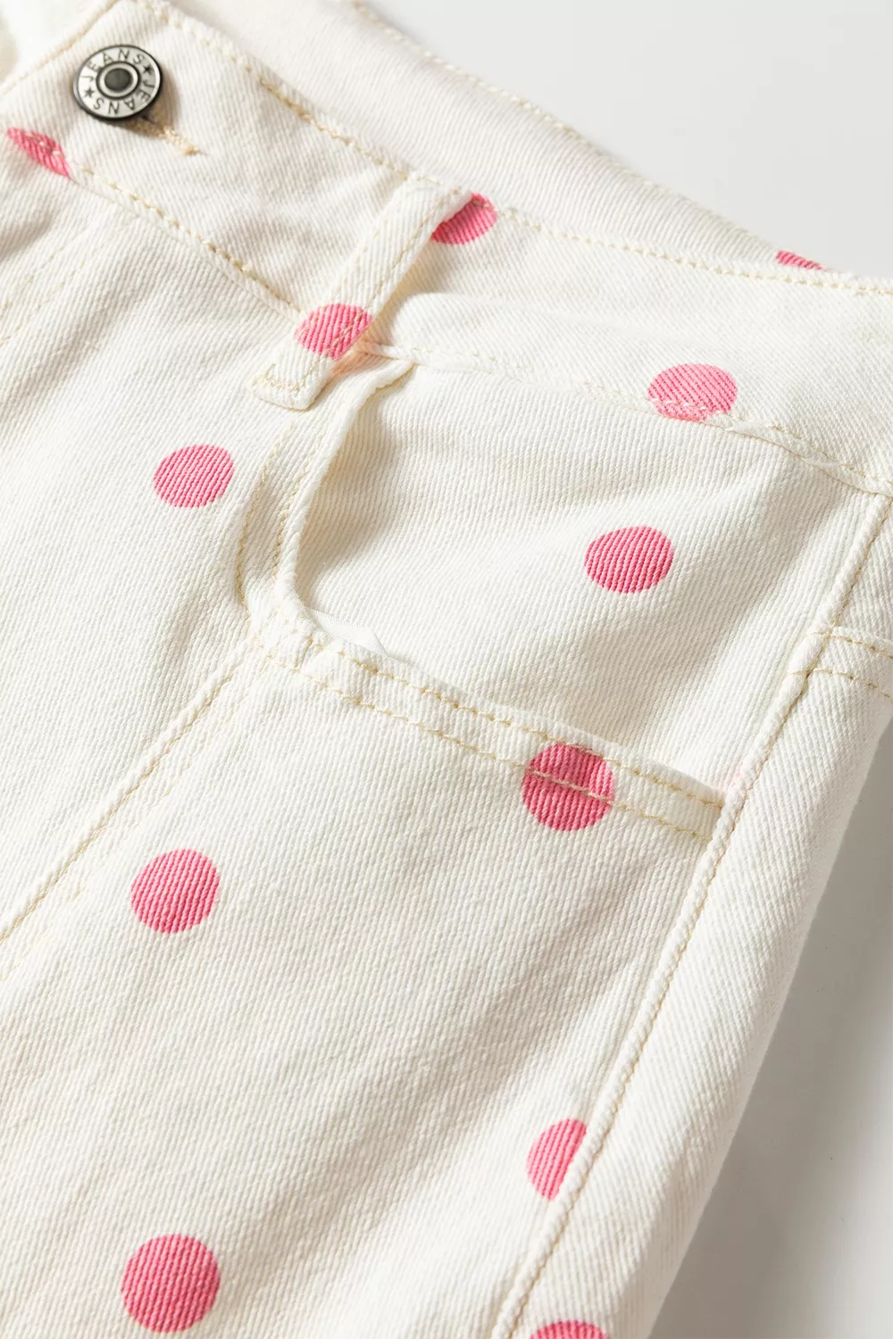 Polka Dot Wide-Leg Jeans, image 9
