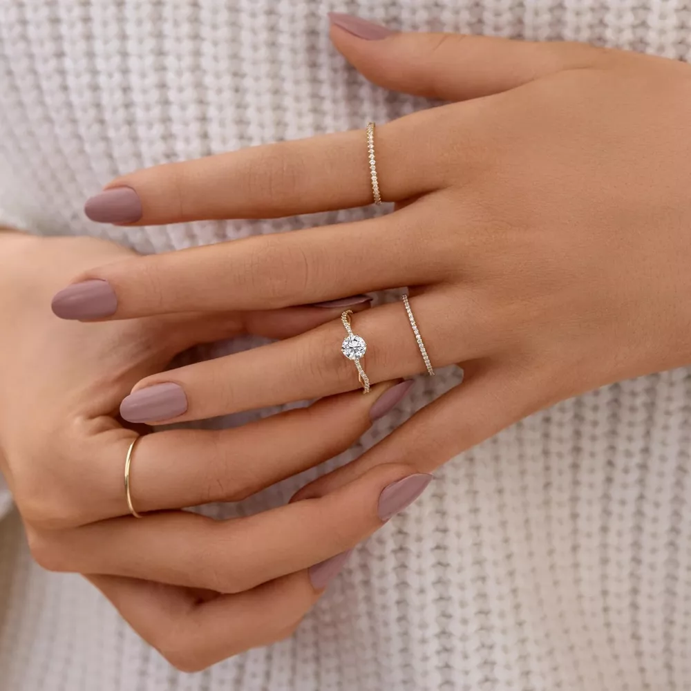 925 Sterling Silver Zircon Ring, image 4