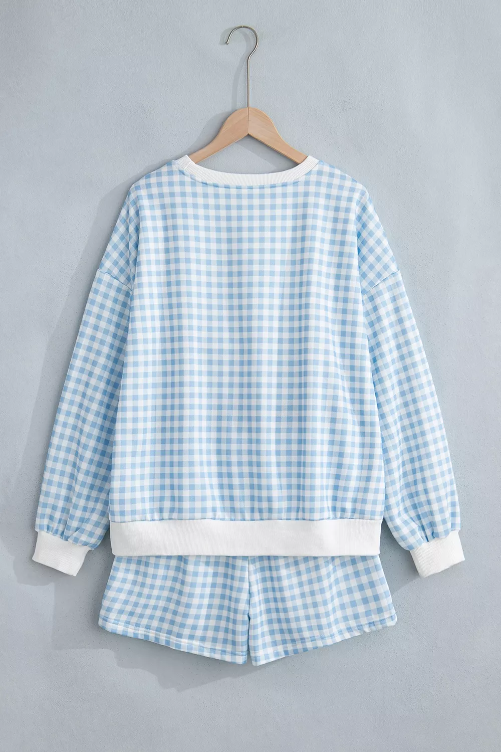 PRAY Plaid Baggy Top and Shorts Set, image 6