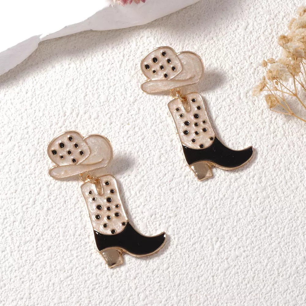 Cowgirl Boot and Hat Dangle Earrings, image 16