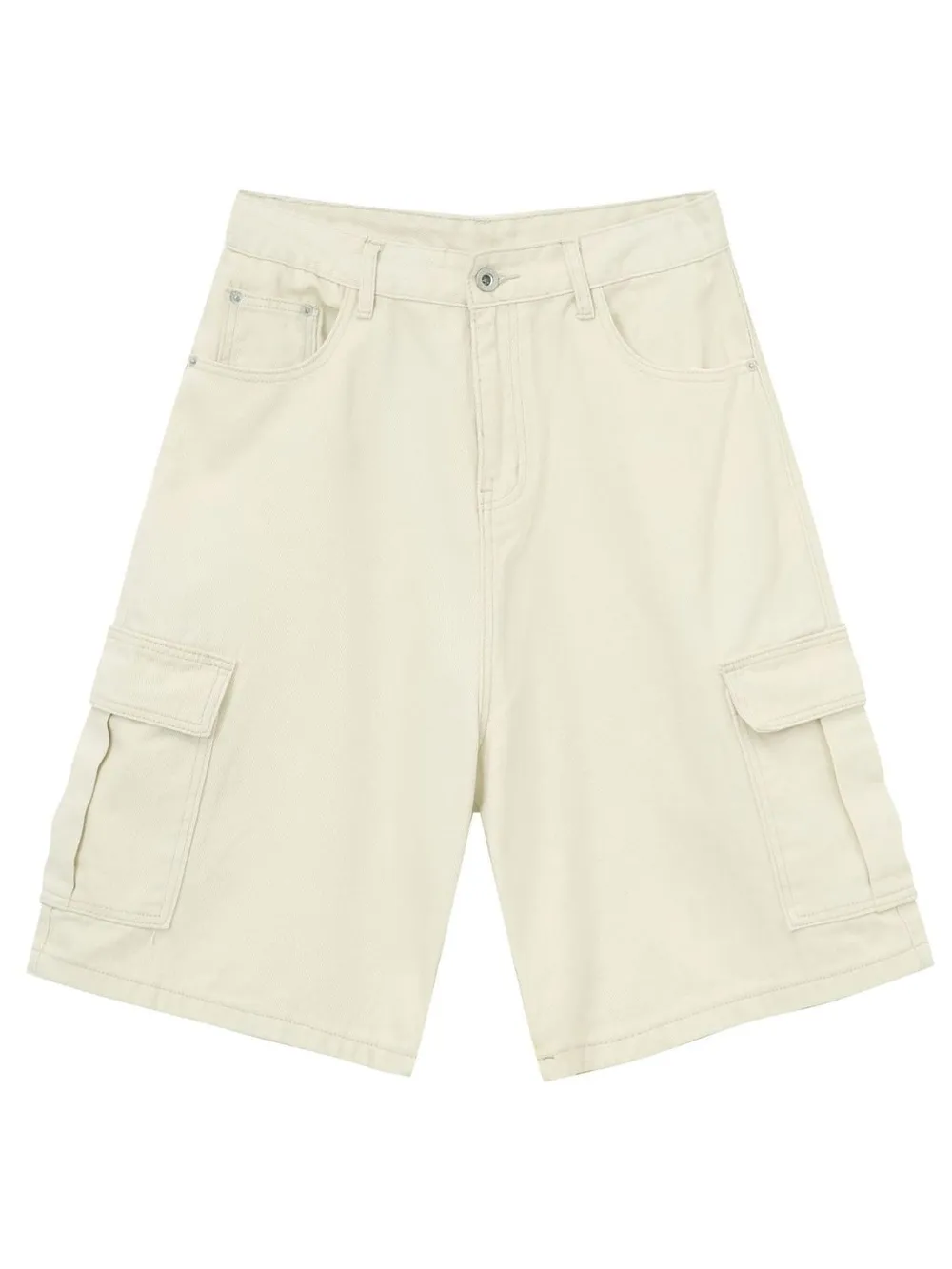 Men's Mid Rise Denim Shorts with Cargo Pockets, image 12