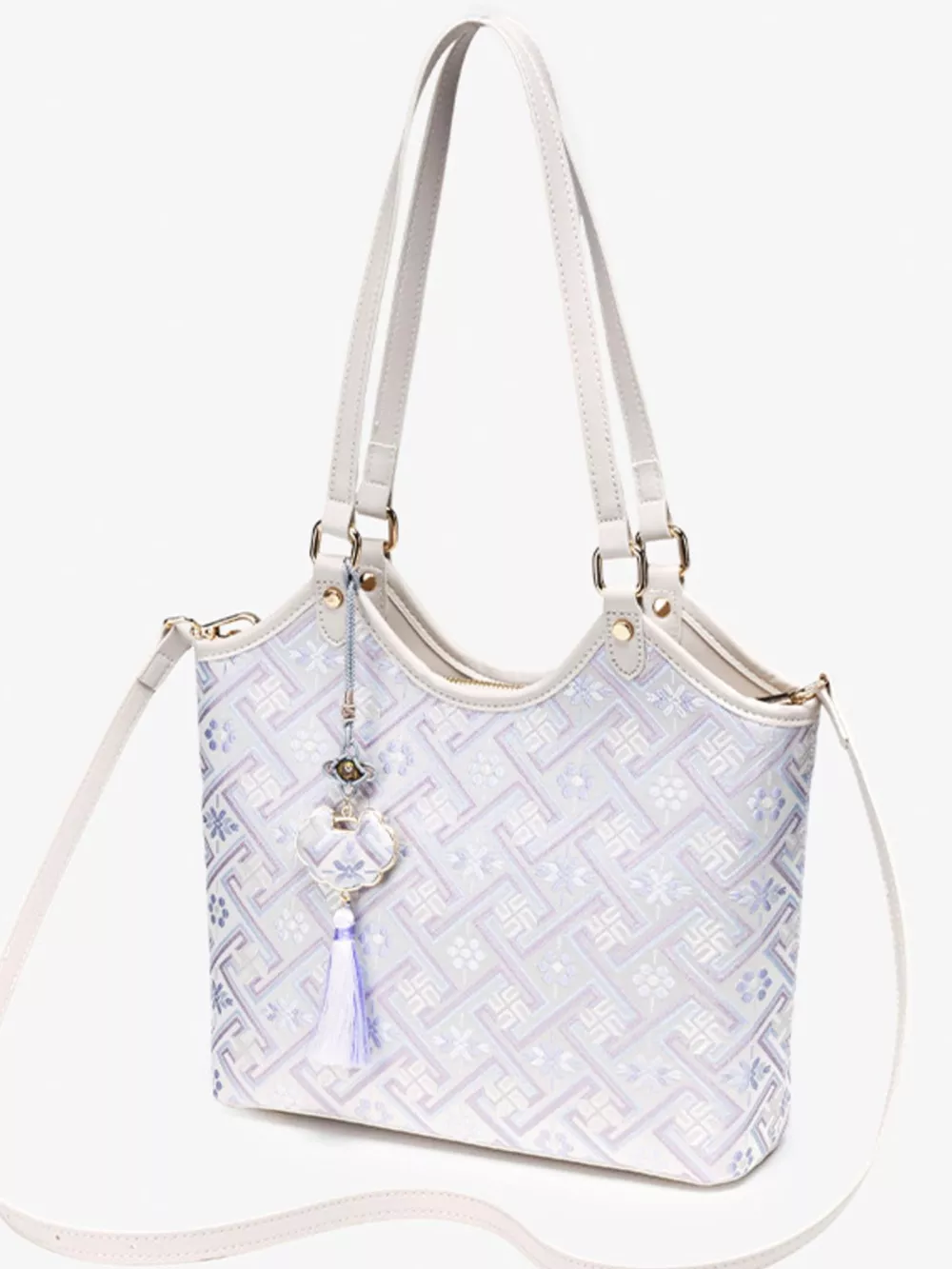 Geometric Pattern Shoulder Bag, image 5