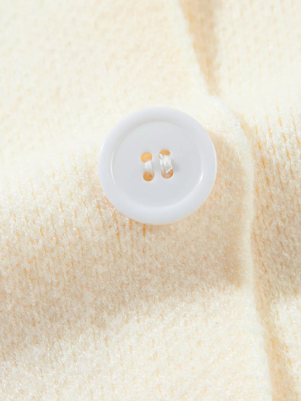 Solid Color Knit Lapel Collar Single Button Sweater Cardigan, image 7