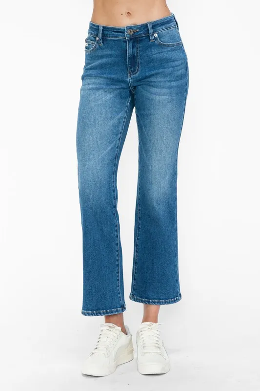 Full Size Cat's Whiskers Mid Rise Ankle Jeans, image 11
