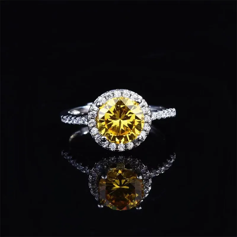 1 Carat Moissanite 925 Sterling Silver Ring, image 2