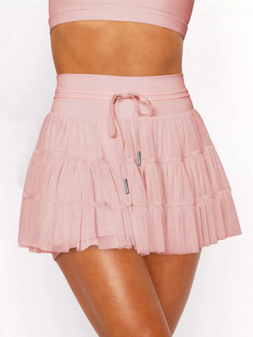 Tiered Skort with Drawstring, image 4