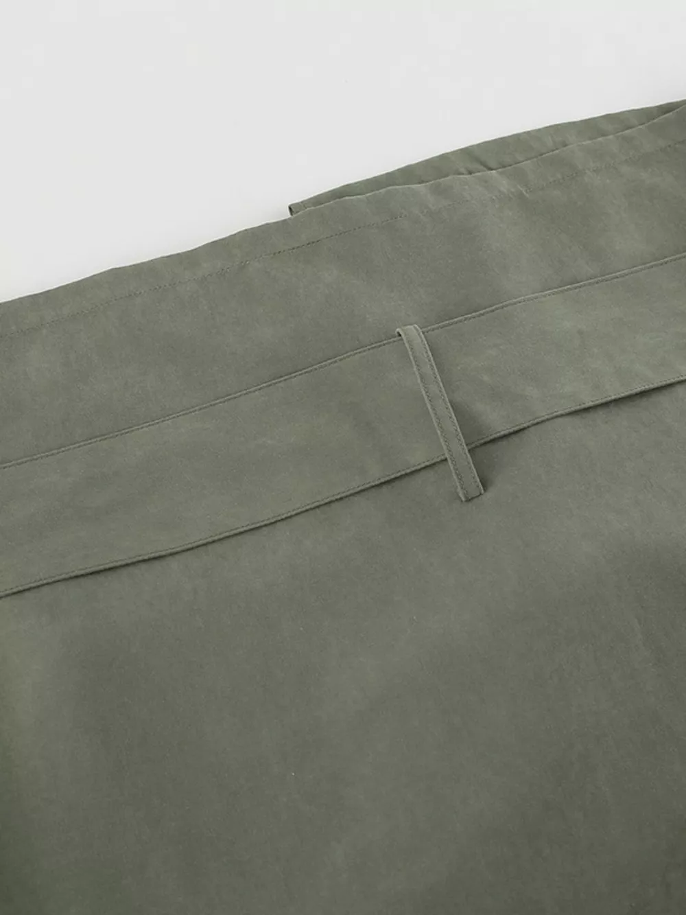 Lapel Collar Belted Cropped Trench, image 12